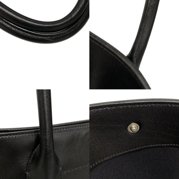 Auth SAINT LAURENT PARIS Rive Gauche 587273 Black Leather - Tote Bag - Picture 14 of 14